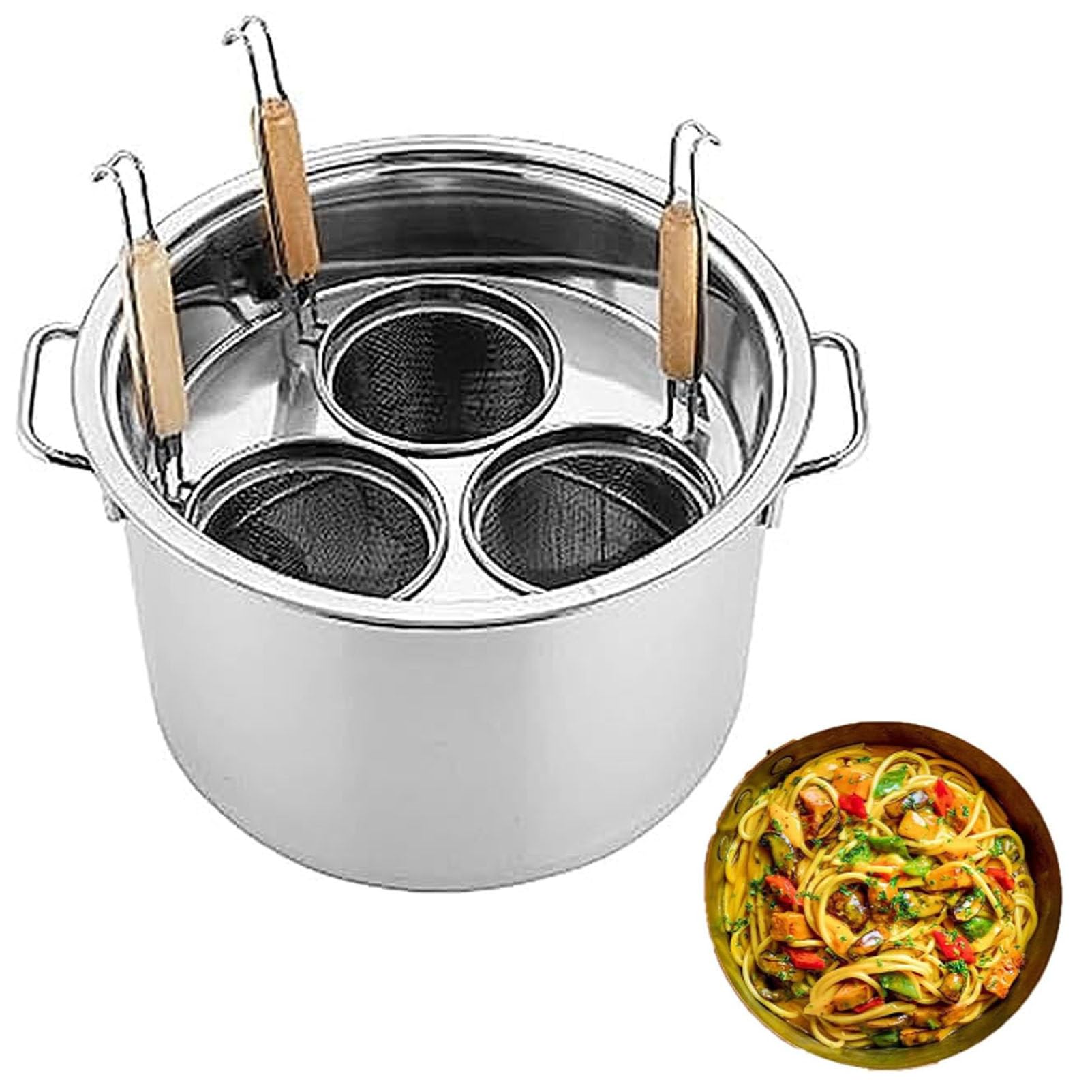 Casserole avec séparateur pour repas de famille et préparations variées