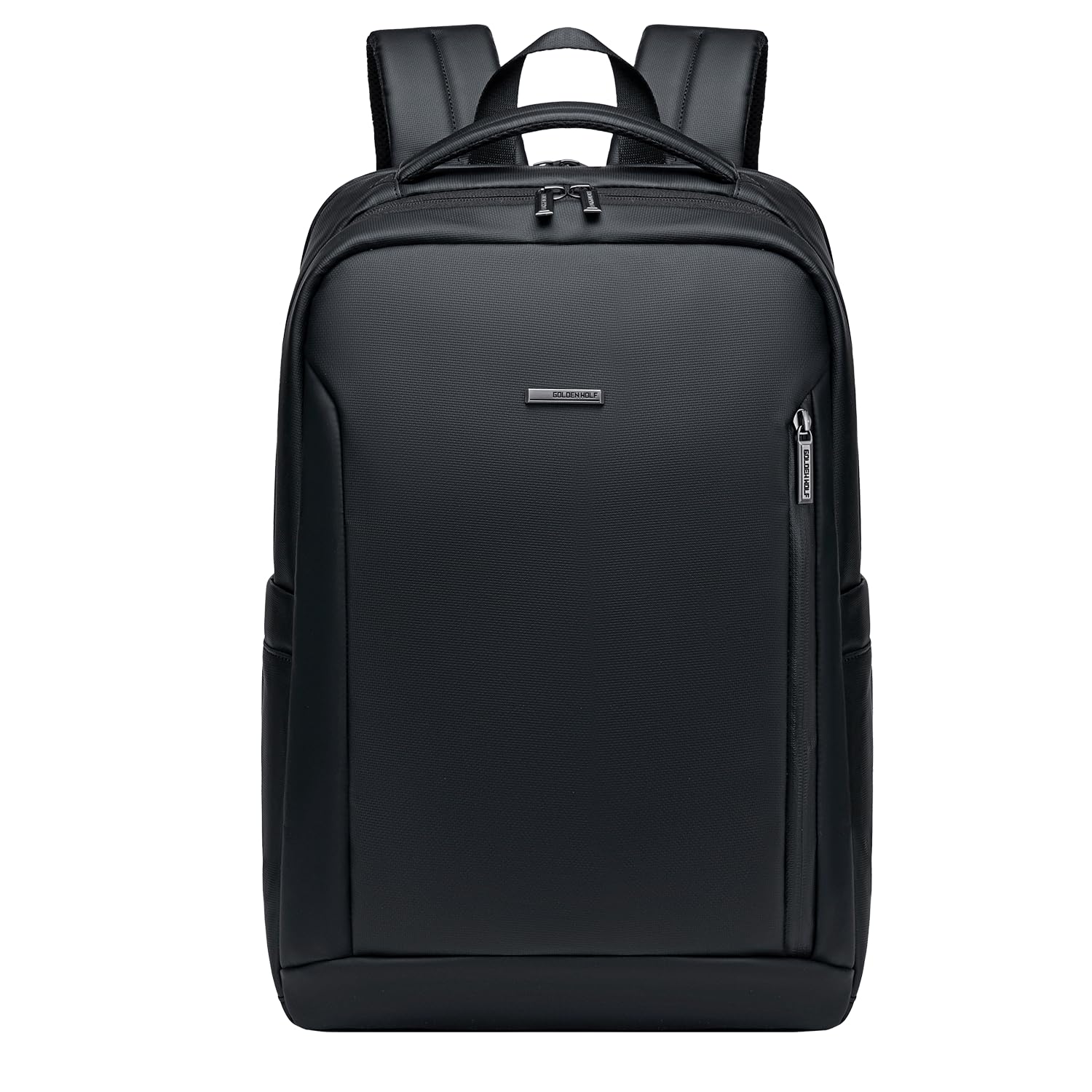 - Slim Backpack for Men 17L Compact 15.6" Laptop Backpack for Daypack Water-resistant Multi-pocket Padded Lightweight Premium Office Bag for Work Casual Business, Black