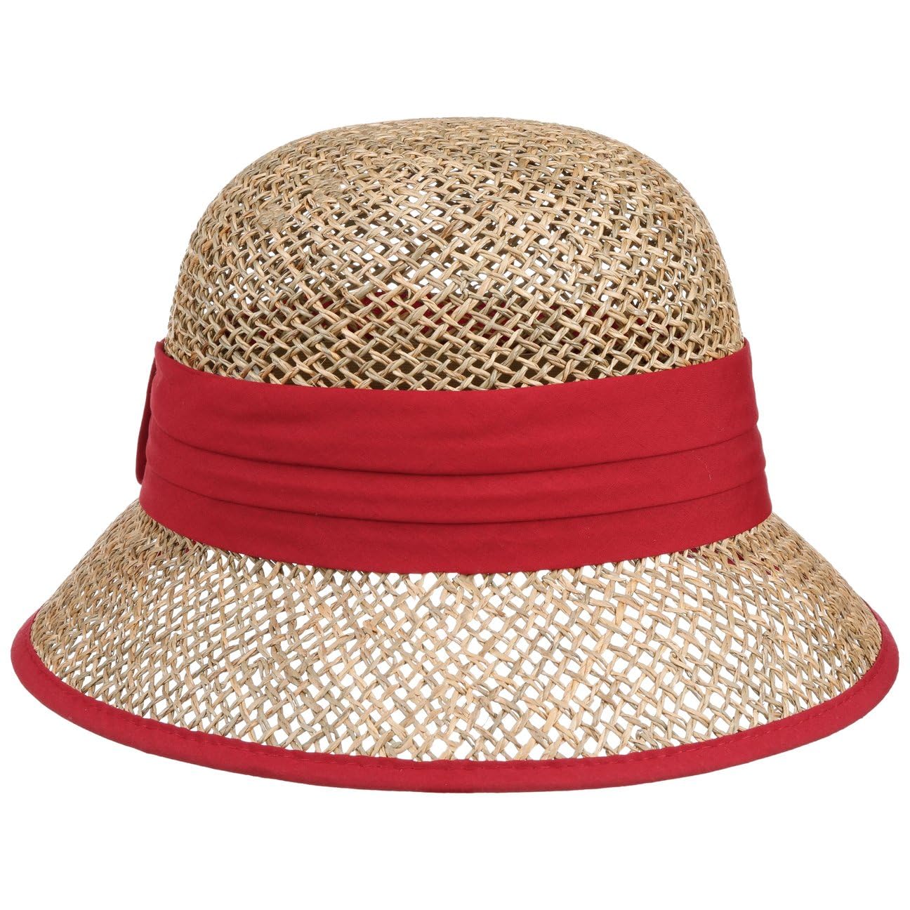 Seeberger Cloche de Paja Zostera Mujer - Sombrero Playa Sol para el jardín Verano Primavera/Verano