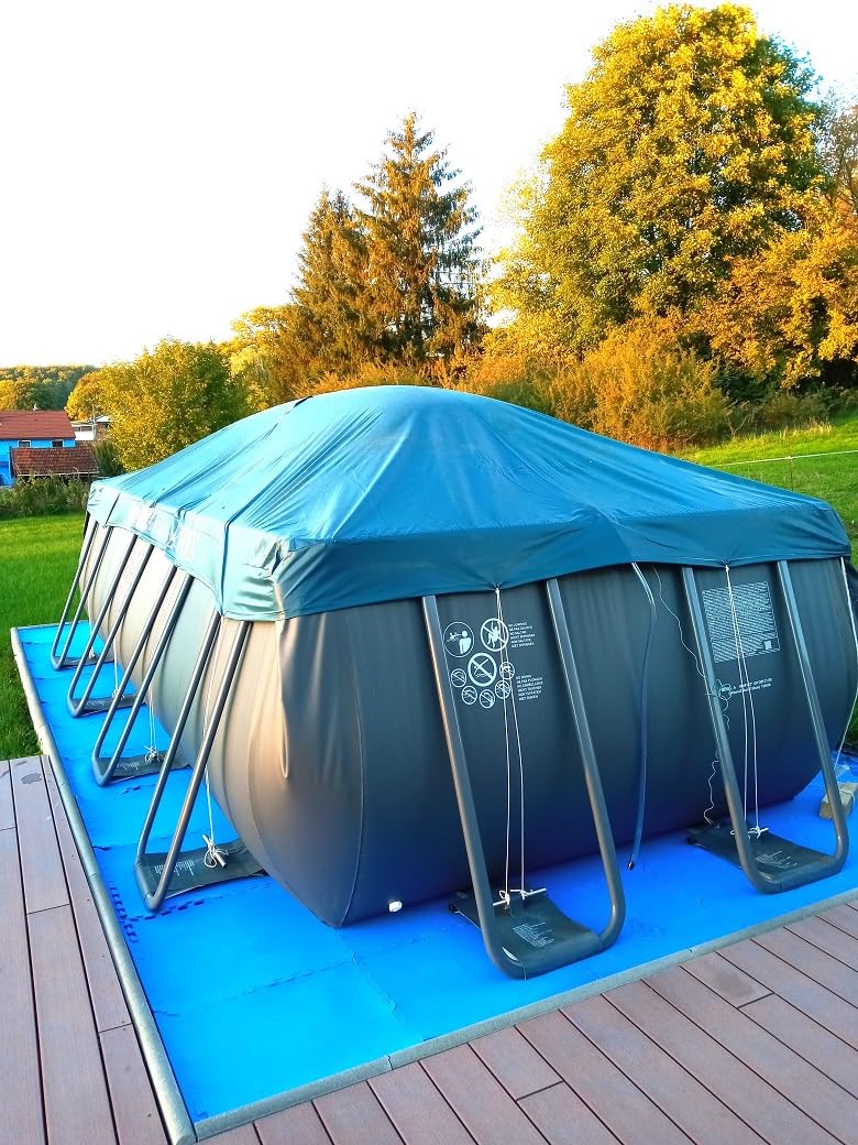 Coussin Gonflable d'hivernage Piscine Flot'Up ECO - LG 4m, Diamètre 1m - pour bâche Couverture de Piscine LG 5m - POOLCO