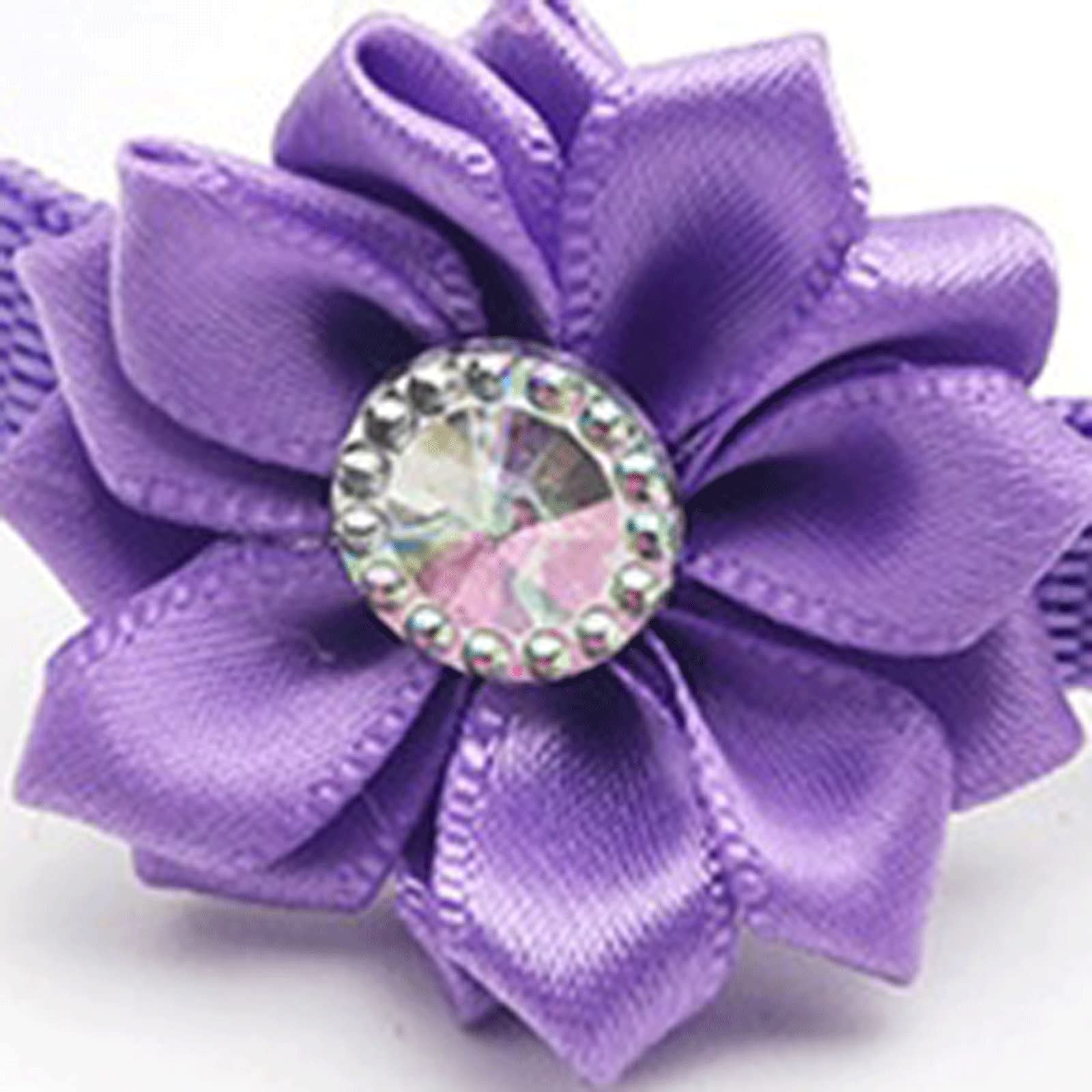 Collari base per cani, collari regolabili per animali domestici, campanellini con fiori di cristallo, collari per cani e gatti, fibbie facili da indossare, accessori decorativi per animali domestici
