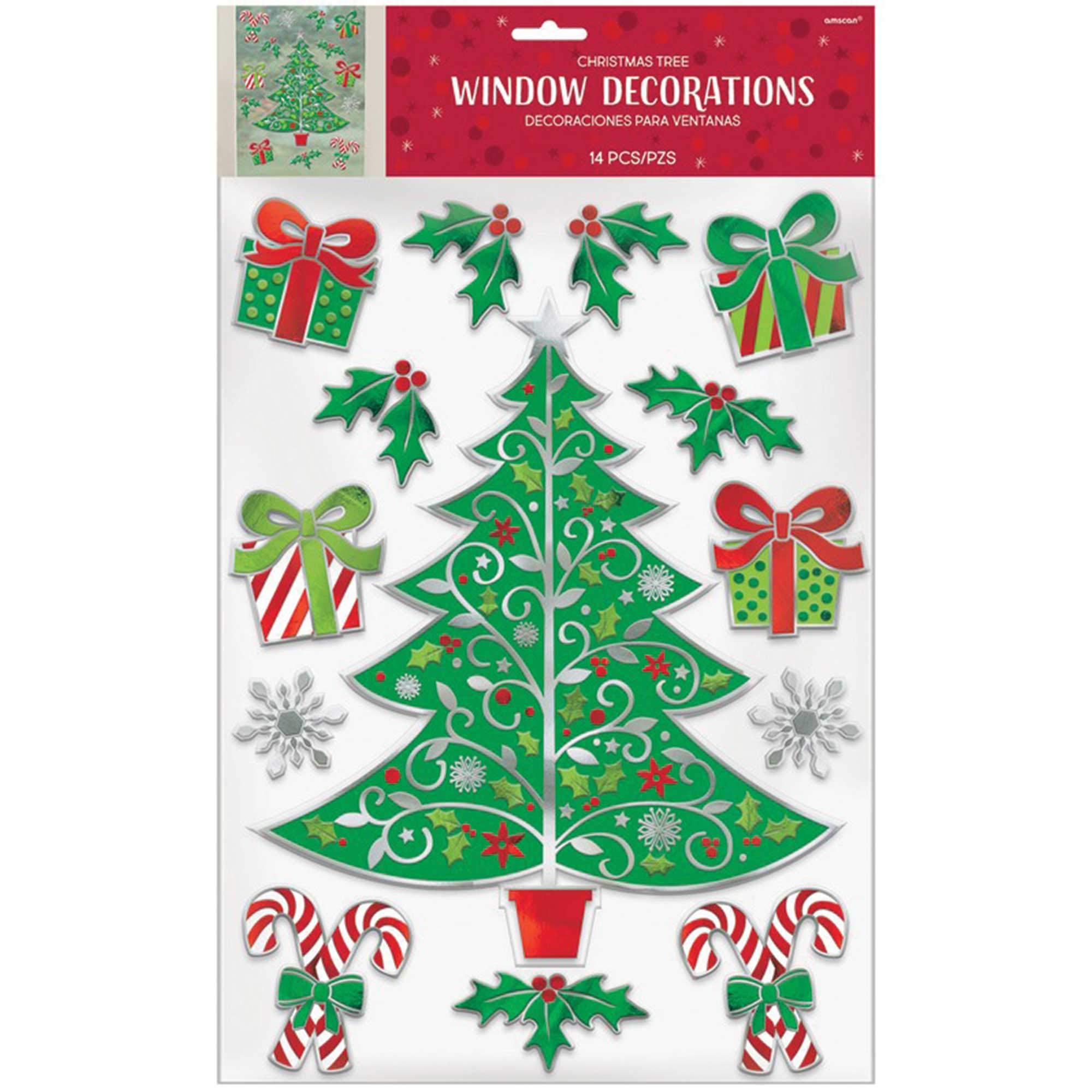 Décoration de fenêtre de Noël traditionnelle pour raviver la magie des souvenirs