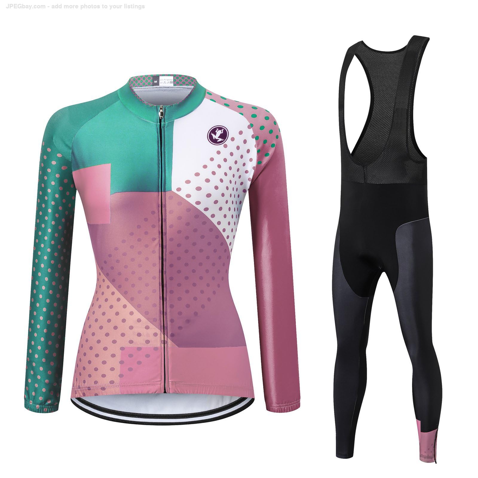 UGLY FROG 2024 Completo Abbigliamento Ciclismo Se Nuovo Donna Invernale, Tuta Ciclismo Termico Pantaloni Lunghi + Manica Lunga per Bicicletta Road Bike Moda ZNXBC02