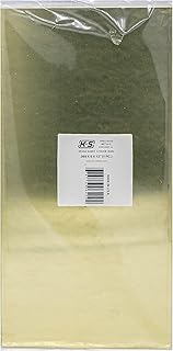 K&S Percision Metals 16409 Brass Sheet Metal Rack, 0.064" Thickness x 6" Width x 12" Length, 14 Gauge, 3 PCS PER Car, Made in USA Brass Coating Cut Cutting Angle Flute