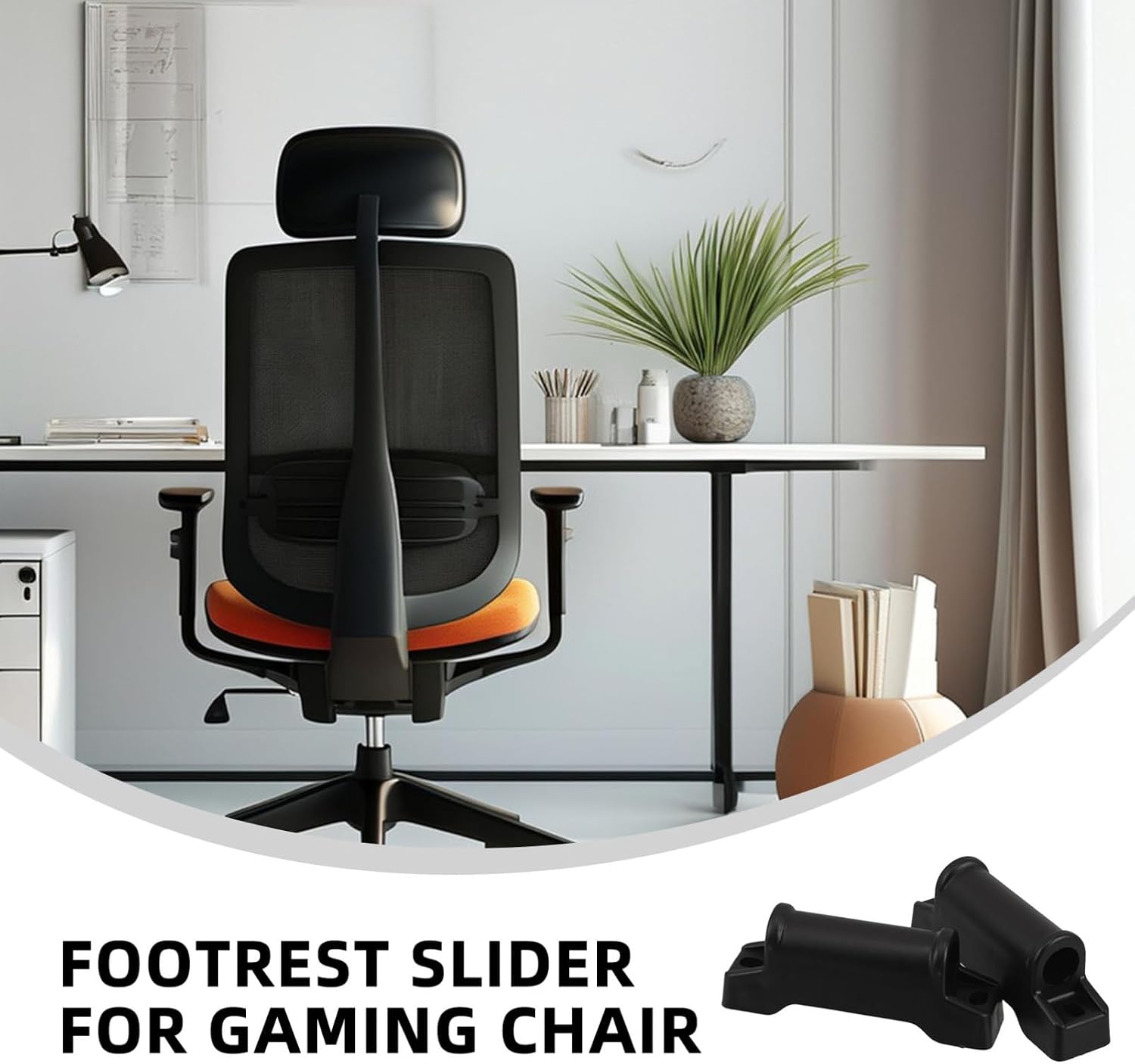 Reclining Footrest Slider Parts Plastic Sliders for Chair Bases Safe Stylish for Type of Chair