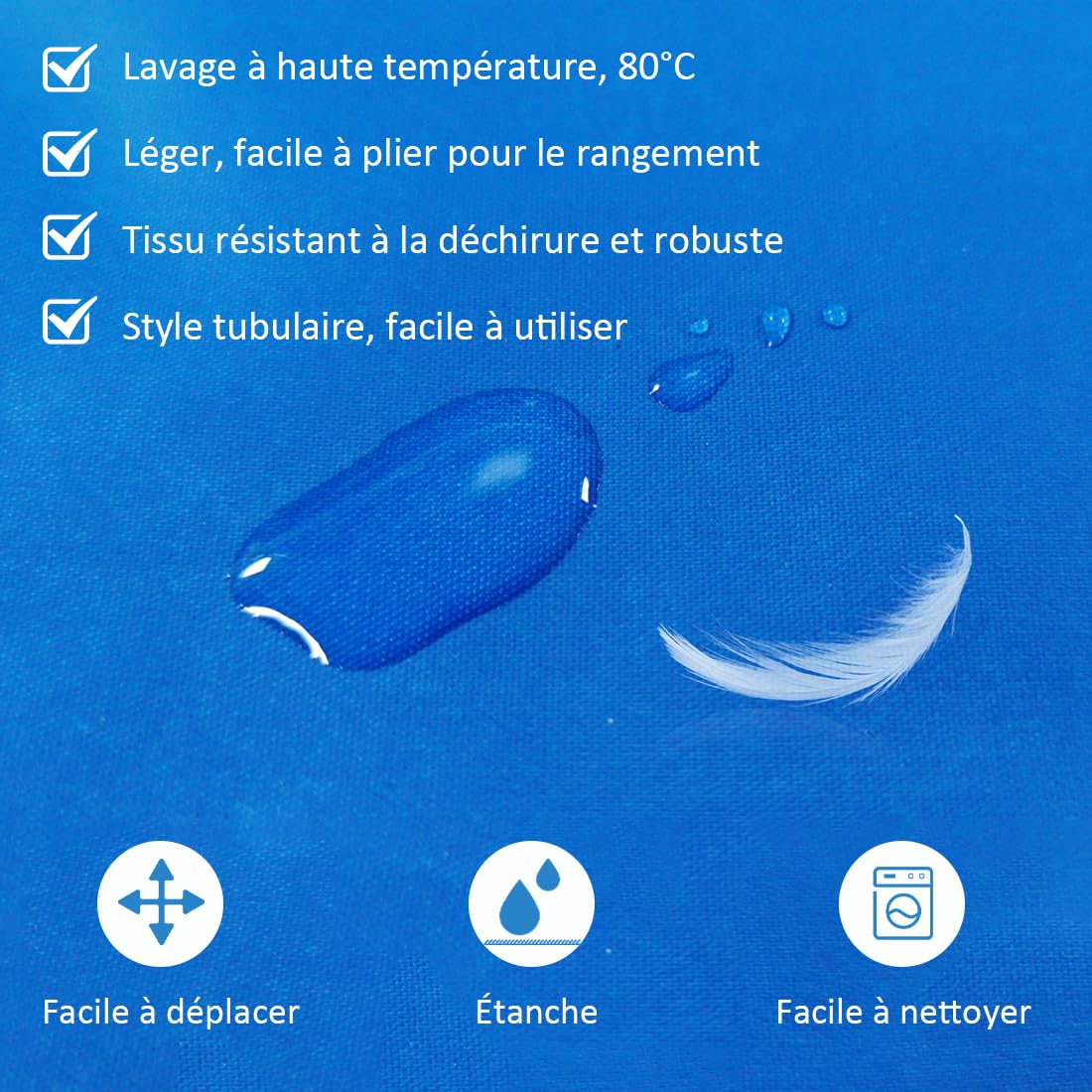 Drap de Glisse pour Transfert Médical - Taille 70x100 cm - Nylon Anti-Friction Lavable 80°C - Pour Personnes Âgées et Mobilité Réduite - Transfert Sécurisé Lit/Fauteuil/Canapé
