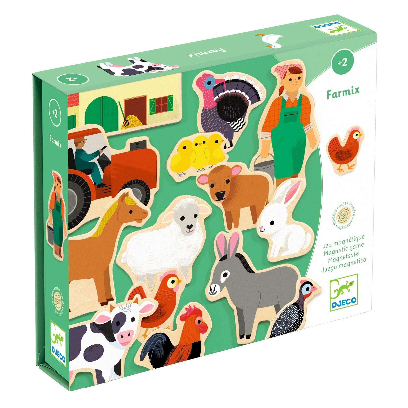 Djeco T&G Magnéticos Farmix FSC Mixto