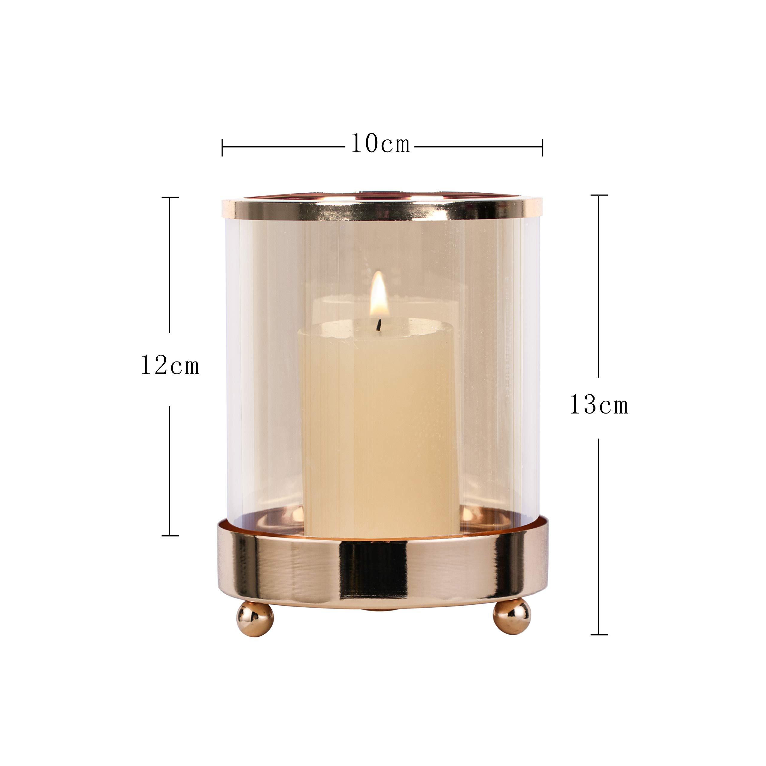 Lot De 5 Embouts Verre Craquelé Pour Chandelier - 7x10cm - Bougeoir Bougie Chauffe-Plat