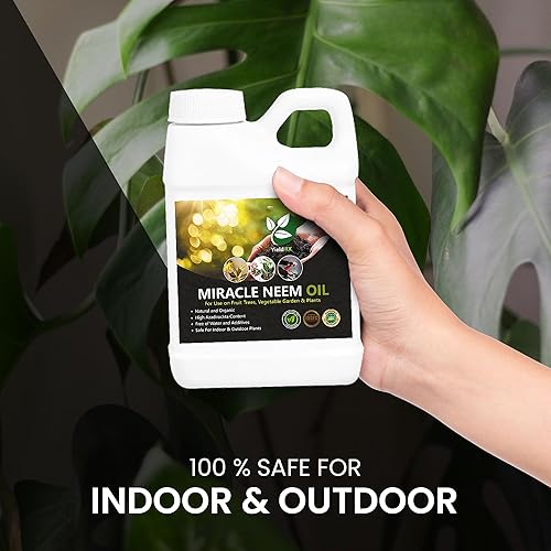 Miniatura 2 de Aceite concentrado de neem 100% puro prensado en frío para plantas y verduras de interior y exterior (16 onzas)