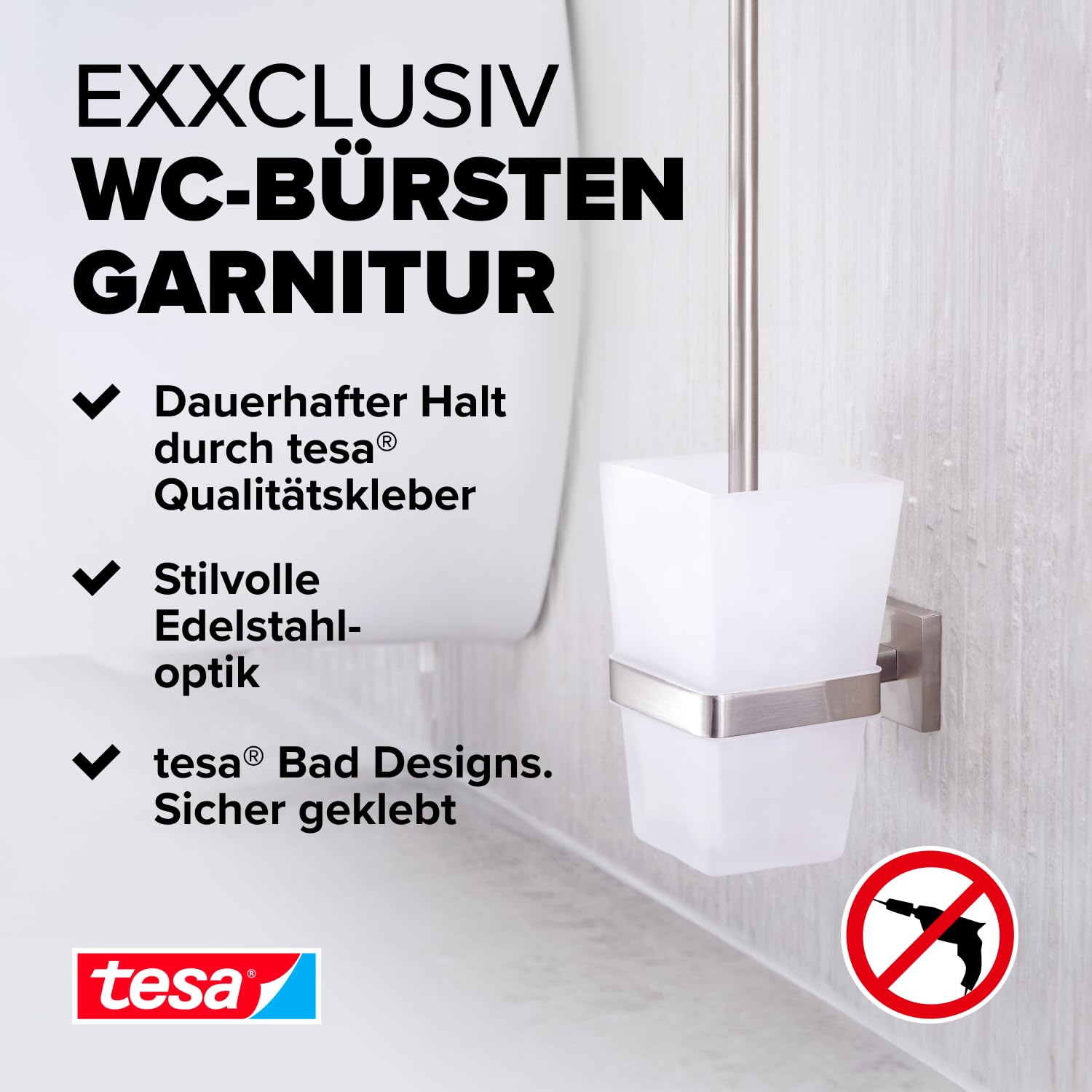 tesa EXXCLUSIV Toilettenbürsten-Set – Bild 2