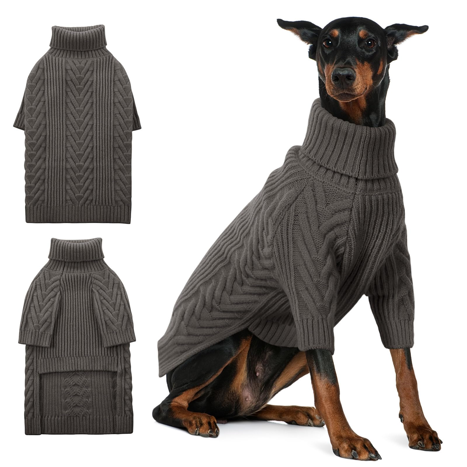ASENKU Dog Sweater for Extra Large Dogs, Warm Knit Sweater for Labrador โ image 1