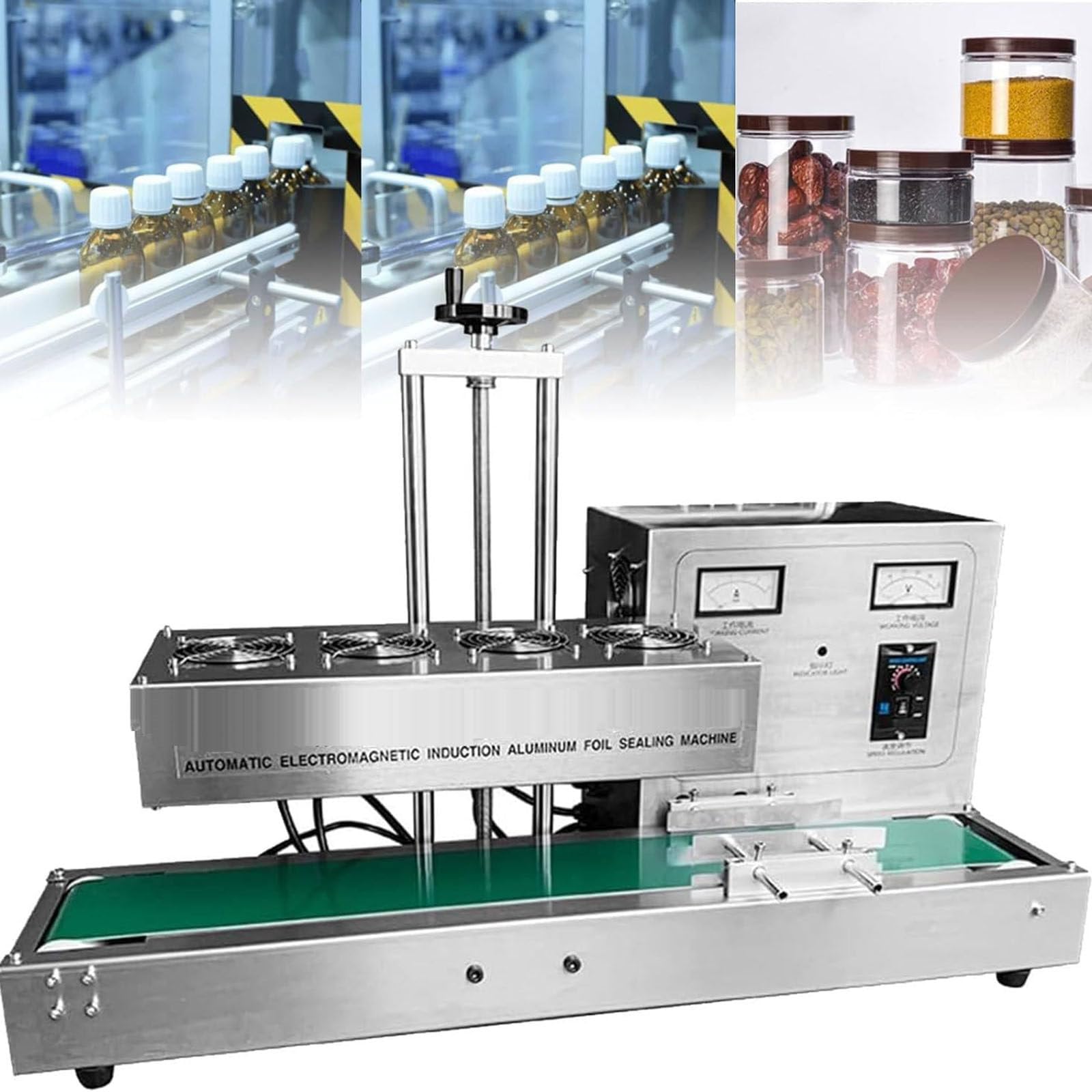 Eoweiot Automatic Induction Sealing Machine for Bottles, Electromagnetic Cap Sealer for Plastic and Glass Containers (35)