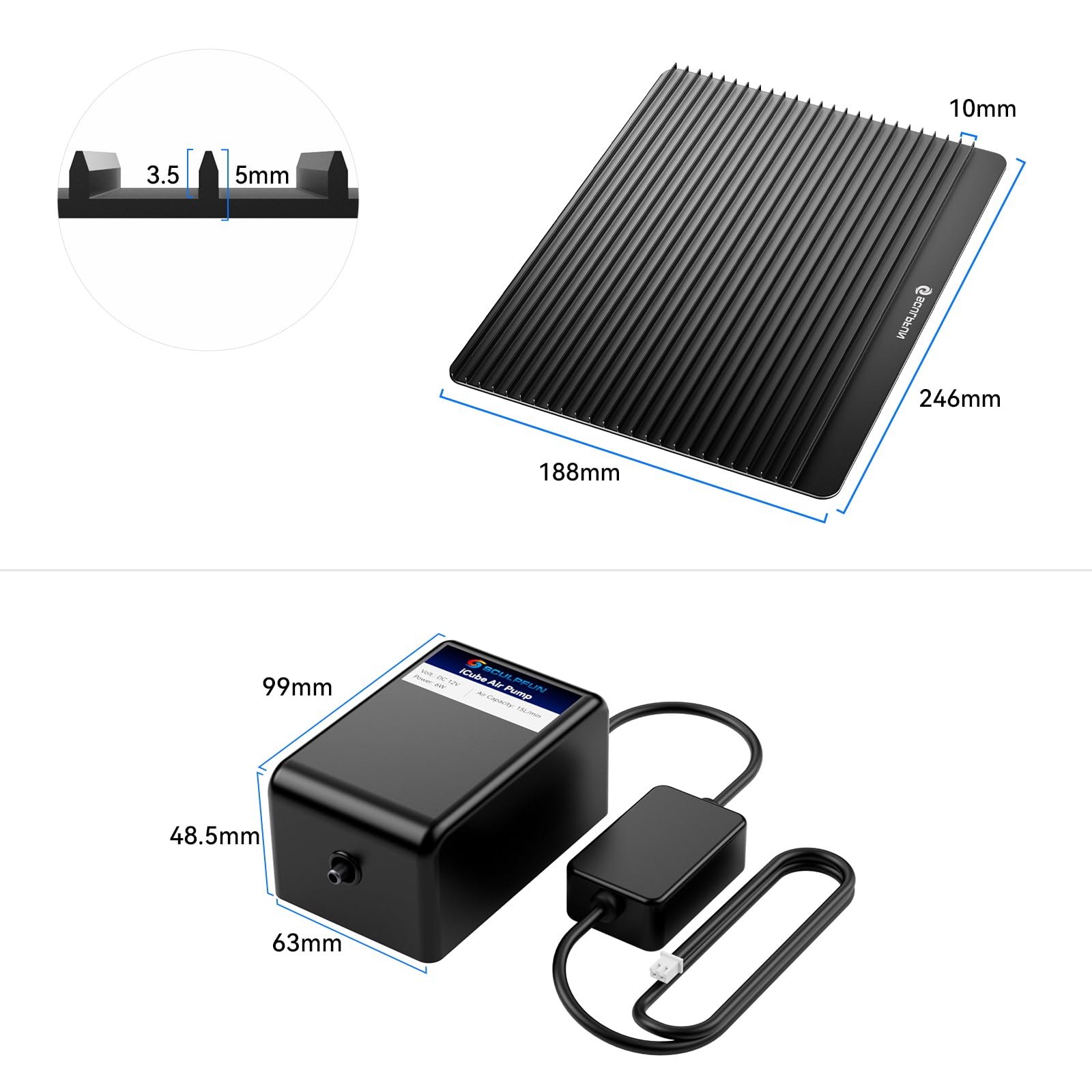 SCULPFUN iCube Ultra Air Assist Kit pour machine de gravure laser iCube Ultra Serie icube Ultra Accessoires