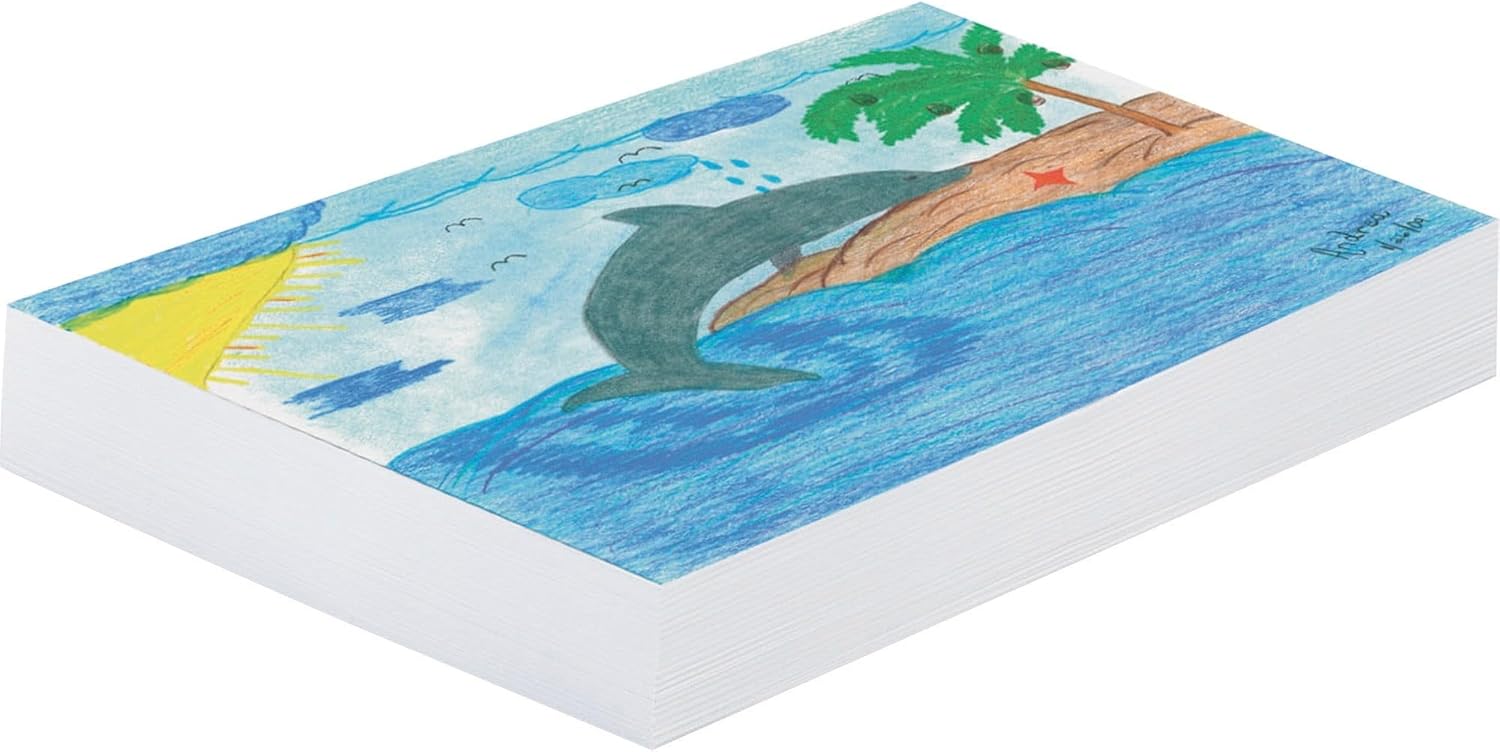 Pacon® Plain White Newsprint Paper, 12" x 18", Pack Of 500 Sheets
