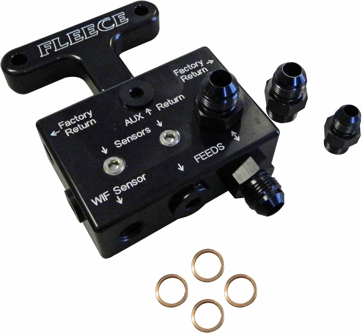 Fleece Performance Engineering FPE-FFD-RF-3G-67 Fuel Distribution Block (07.5-09 Dodge 6.7L Cummins 3rd Gen)