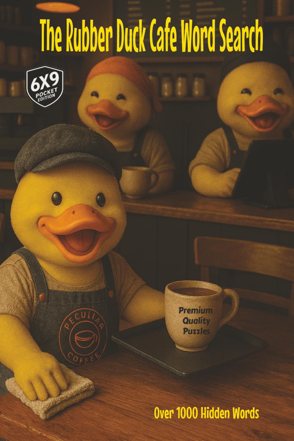 The Rubber Duck Café Word Search: Pocket Edition that Offers Over 1,000 Hidden Words Served from a Menu of Flavors Changing with the Seasons. This book is here for Your Daily Fix or Something New