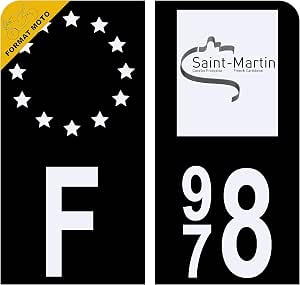 Lot 4 Stickers Plaque Immatriculation PSG Paris Saint-Germain – Personnalisez Votre Département !
