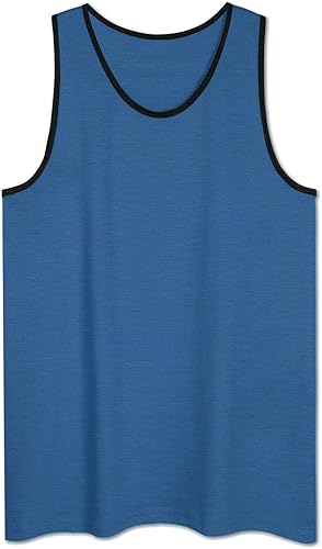 Miniatura 9 de Allsense Mens Hipster Hip Hop Longline Dropcut Solid Curved Hem Tank Top Shirts