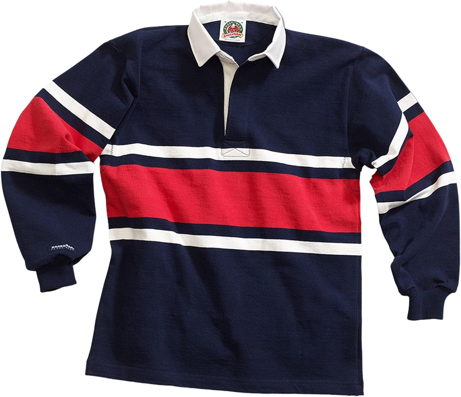 Barbarian Traditional Collegiate Stripe Rugby Jersey