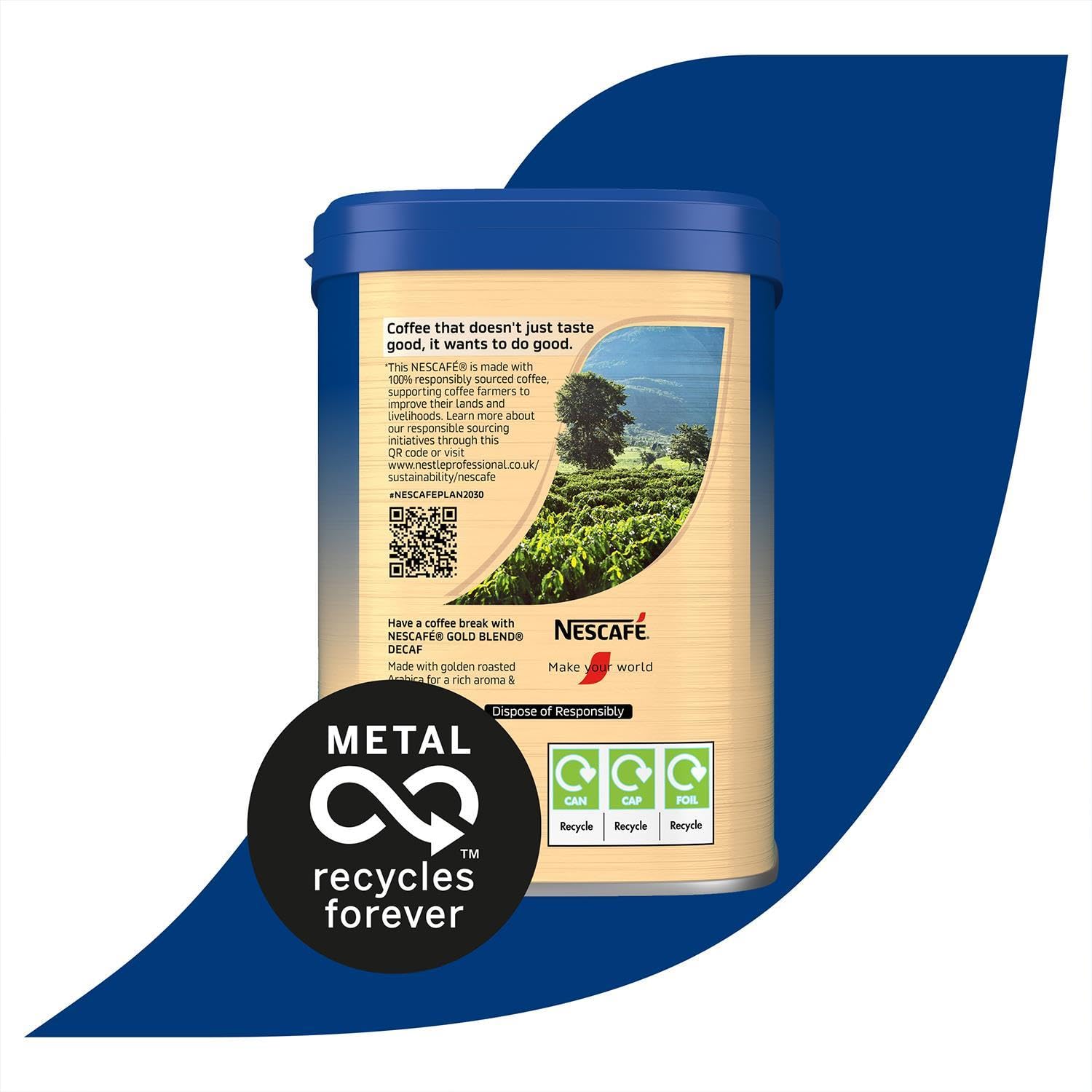 500g Nescafé café décaféiné.