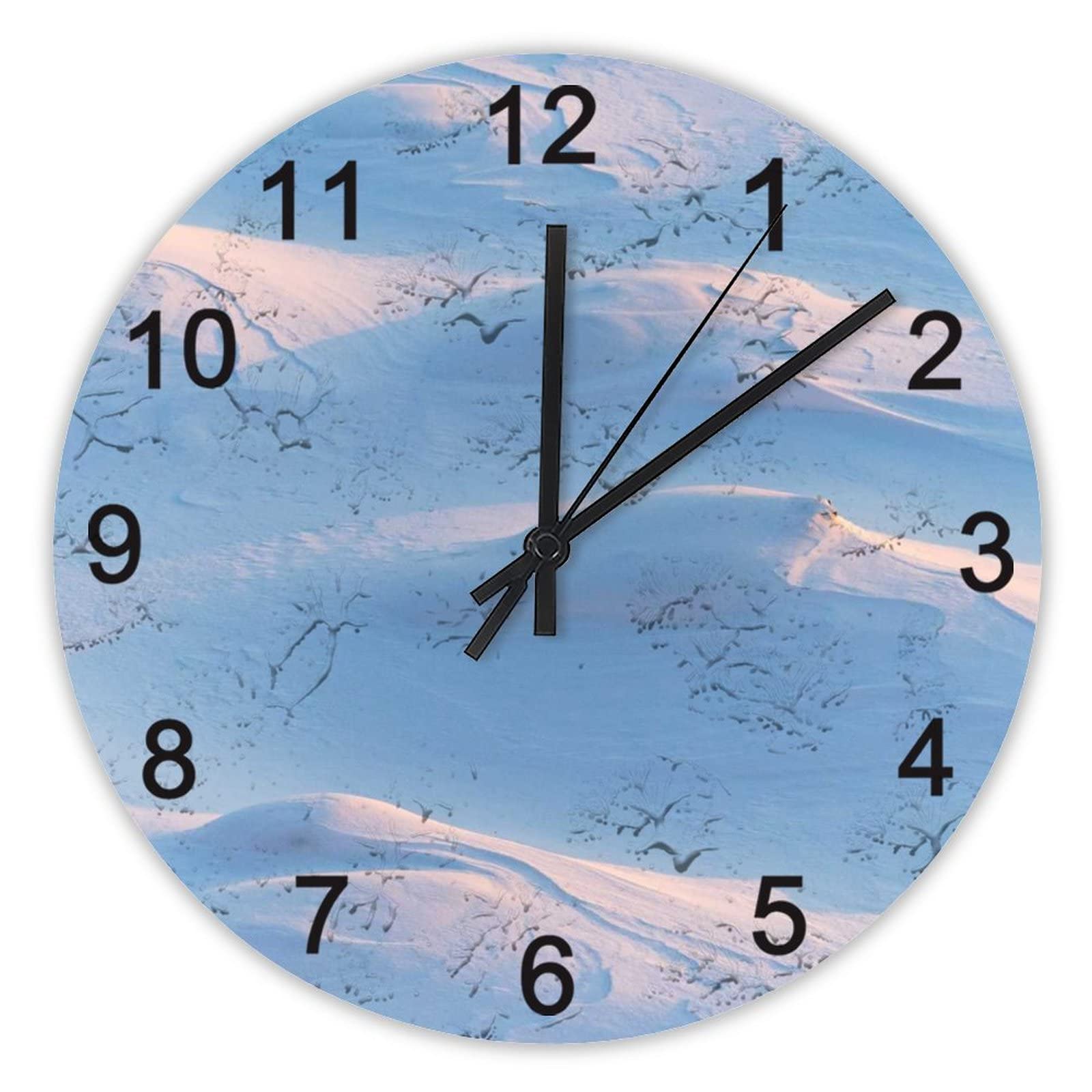 Horloge murale en bois silencieuse pour une chambre apaisante