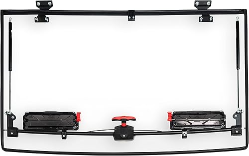 Seizmik UTV Versa-Vent - Parabrisas abatible compatible con modelos Can Am DefenderDefender MAX 2016-2022 UTV Doble revestimiento duro Poli