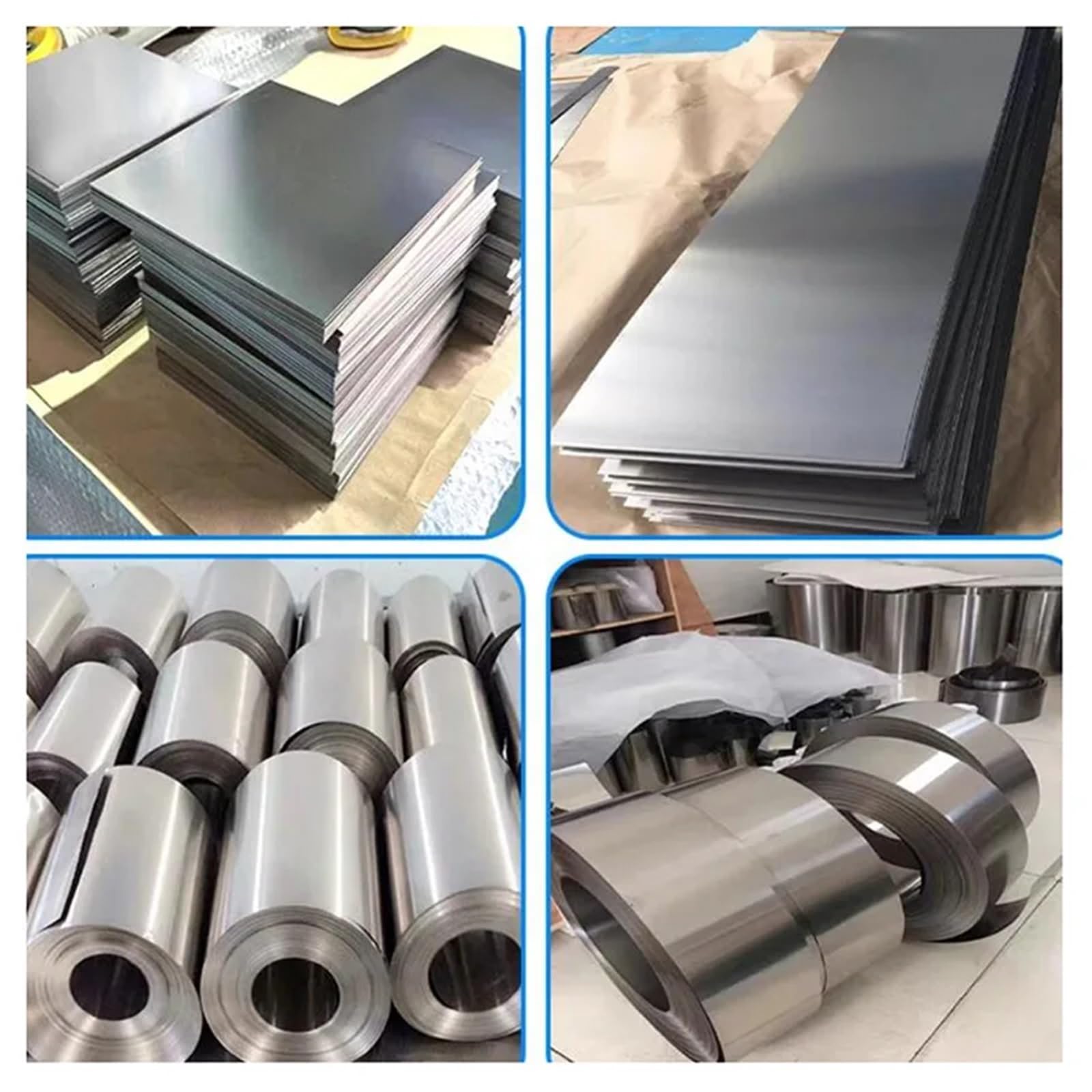 Lamiera di titanio Gr1/Gr2(1pc,3x200x200mm)