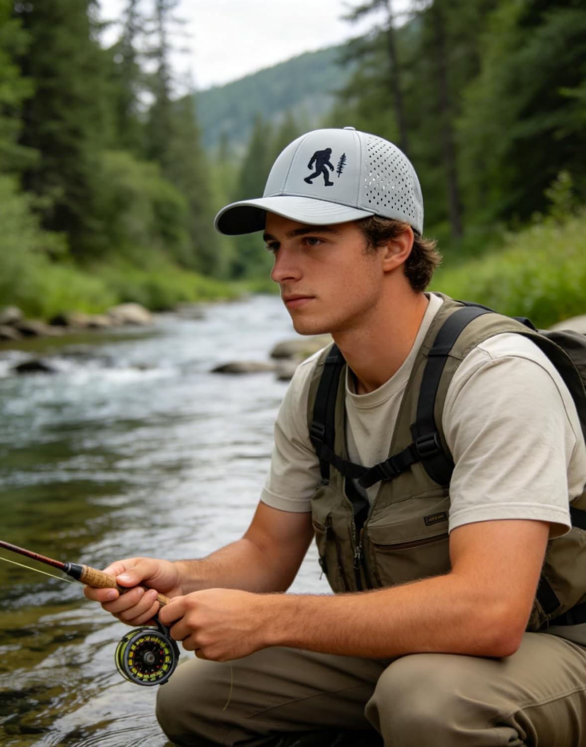 Quick Dry Baseball Cap Laser Cut Mesh Snapback Hats for Men & Women