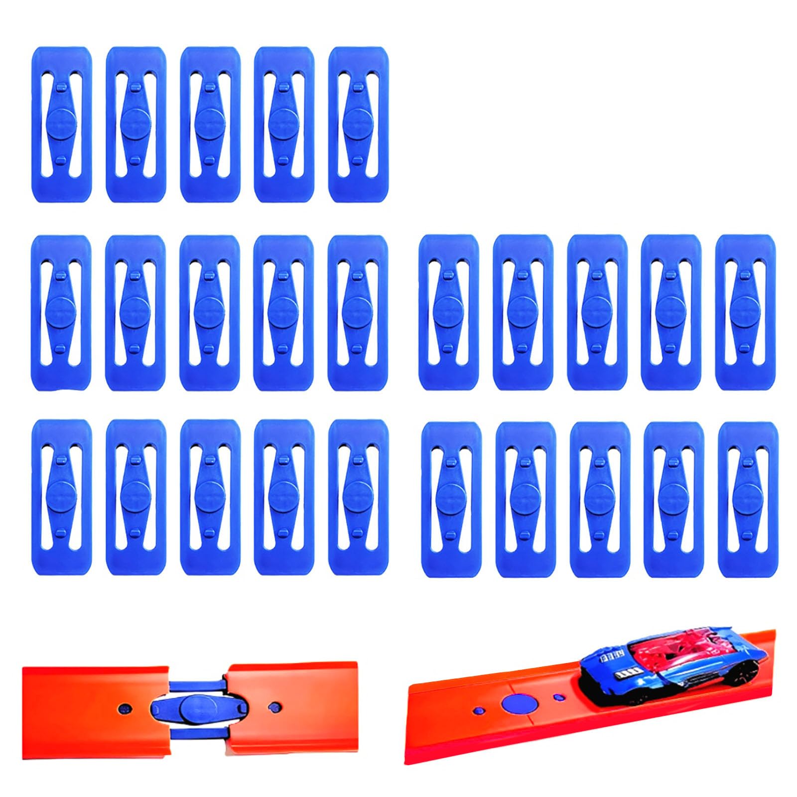 Amazon.com: [25 Pack] K TOMOTO Racetrack Connectors Compatible
