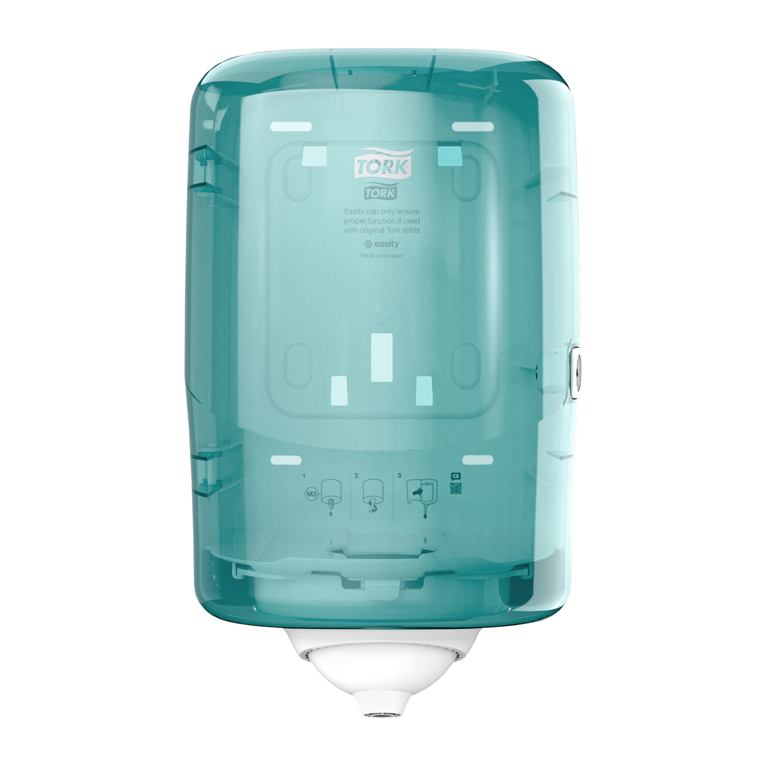 Tork M3 Centrefeed Dispenser Plastic Turqoise, White
