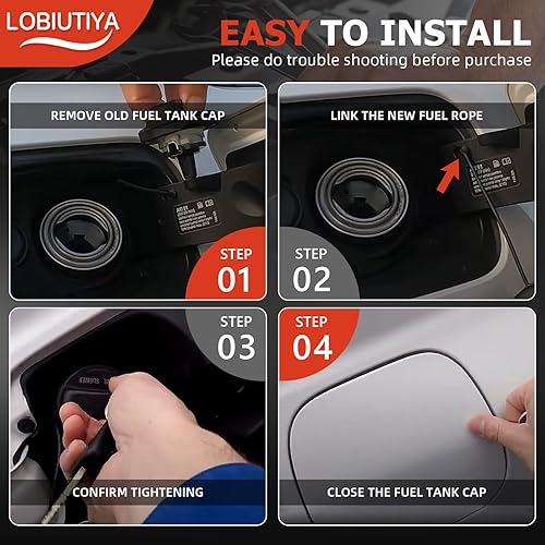 Miniatura 5 de Tapa de combustible de repuesto para Mini Cooper y BMW 128i 320i 325i 328i 328xi 330i 330xi 335i 525i 528i 530i 535i E39 E46 E60 E90 E92 X1 X2 X3 X5