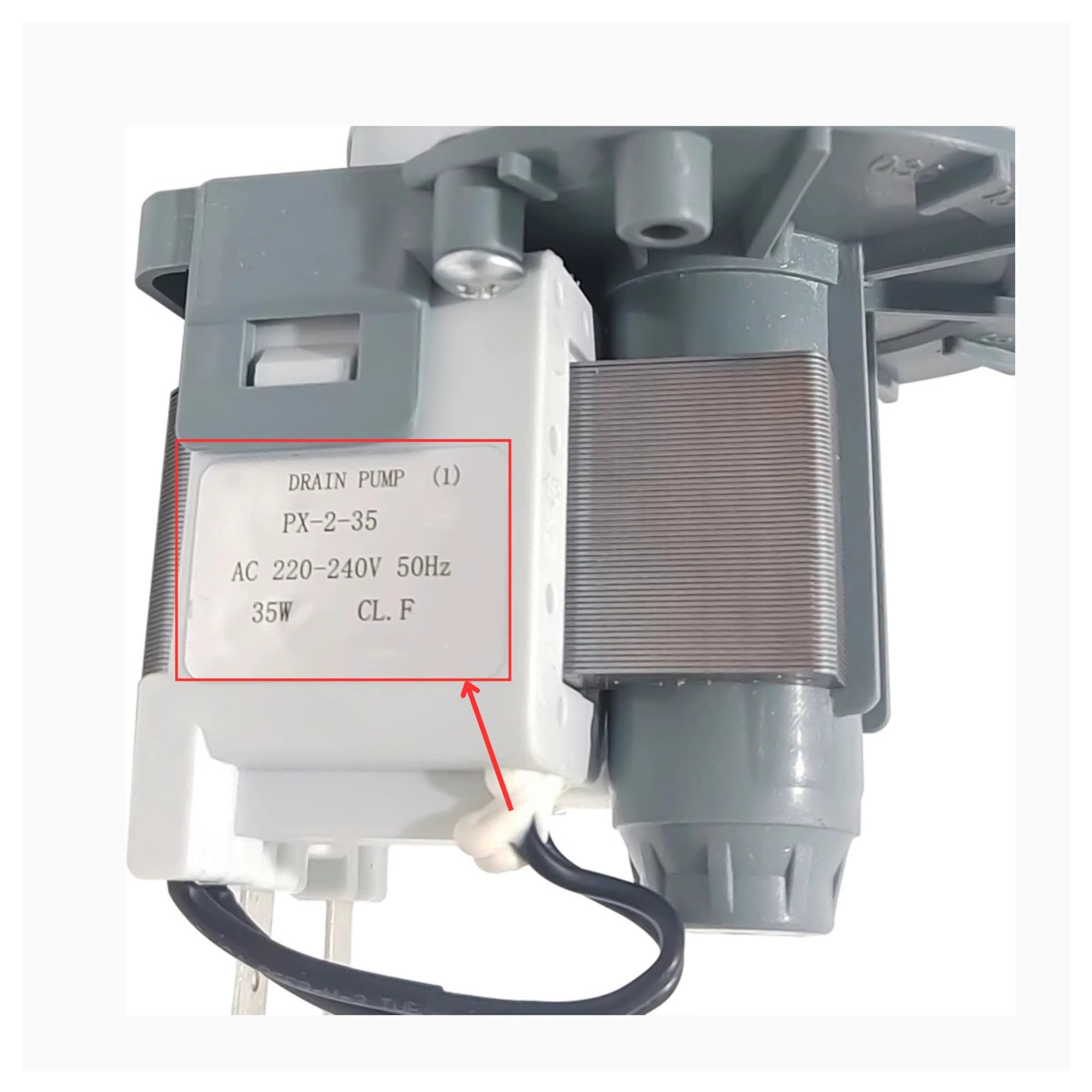 Pompa scarico lavatrice Per Samsung Per WF-C963R Per C863 Per 853 Per C963AC Motore Della Pompa Di Scarico Della Lavatrice A Tamburo PX-2-35