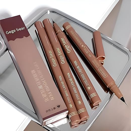 Gege Bear Liquid Eyeliner Pen | Ultra-Fine Tip for Sharp Wing &amp; Cat Eye | Waterproof, Long-Lasting | Smudge-Proof Formula...