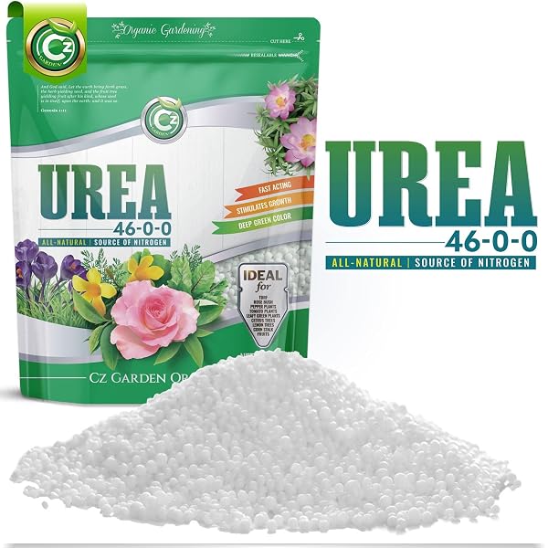 Urea Fertilizer 46-0-0 Plant Food for Flowers & Gardens - Lettuce, Green Lawns, Fruit, Vegetables, Citrus Trees, Tie Dye