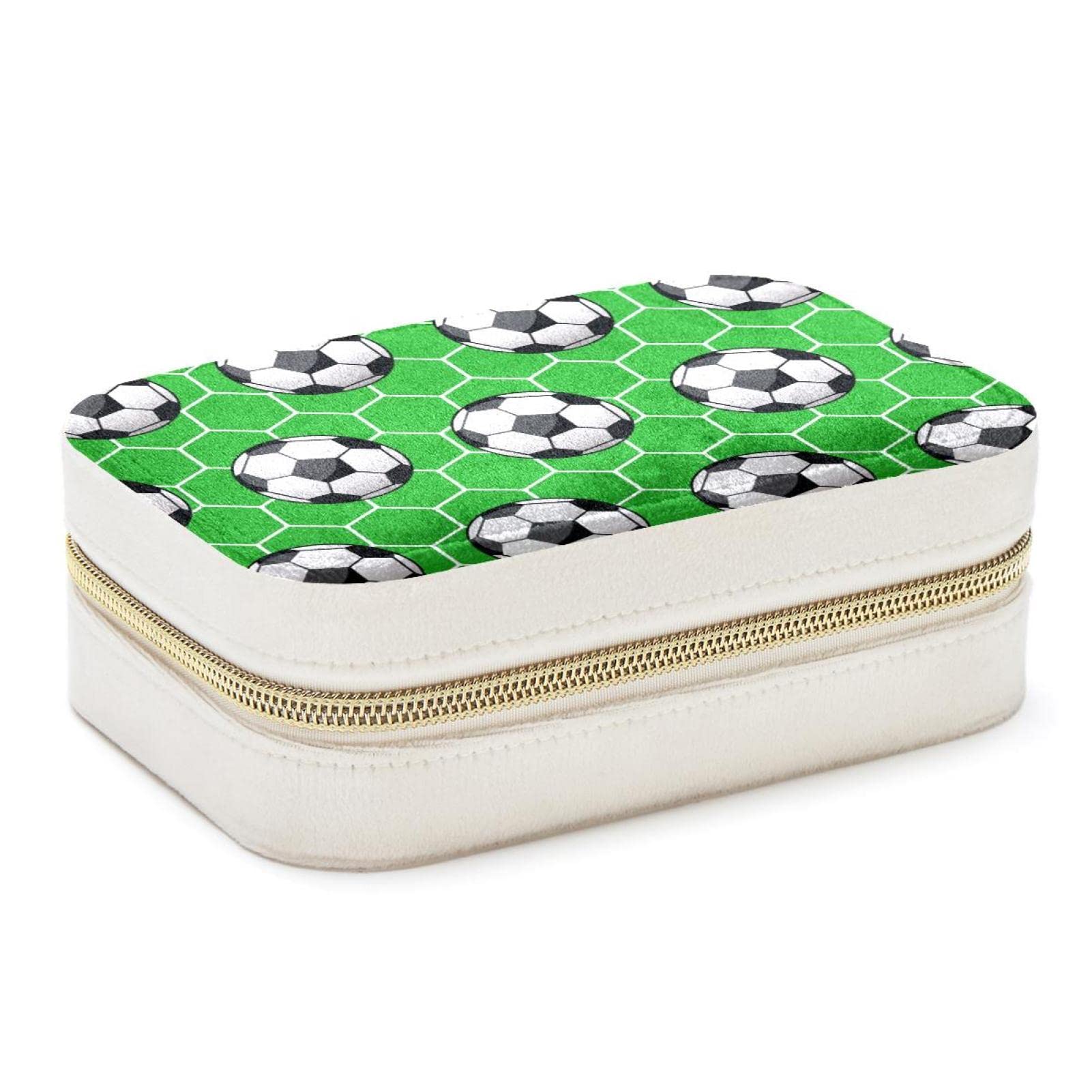 Boîte à bijoux filles et femmes cadeau idéal motif football voyage
