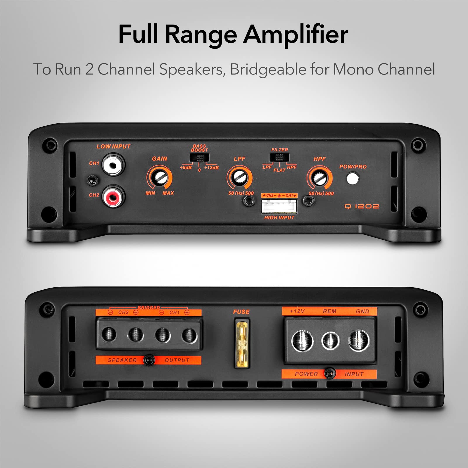 Cadence Class AB Full Range 2 Channel Amplifier, 300 Watts Max