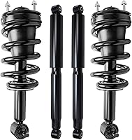 Detroit Axle Strut & Shock Kit for Chevy Tahoe Suburban GMC Yukon XL Cadillac Escalade - 2 Front Struts 2 Rear Shocks w/o Electronic Suspension