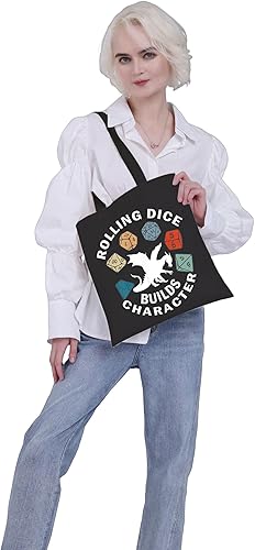 Miniatura 10 de VAMSII Dungeon Master - Bolsa de dados DND, regalos para amantes de la DND, dados rodantes, construye personajes, suministros para jugadores de DND,