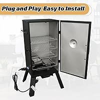 Vista 6 de Cable de sonda de termostato ajustable para ahumadores eléctricos analógicos Masterbuild, control de termostato con piezas de repuesto