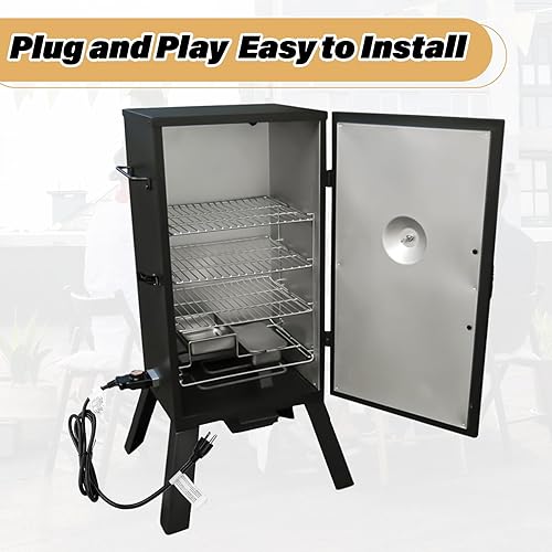 Miniatura 6 de Cable de sonda de termostato ajustable para ahumadores eléctricos analógicos Masterbuild, control de termostato con piezas de repuesto para la