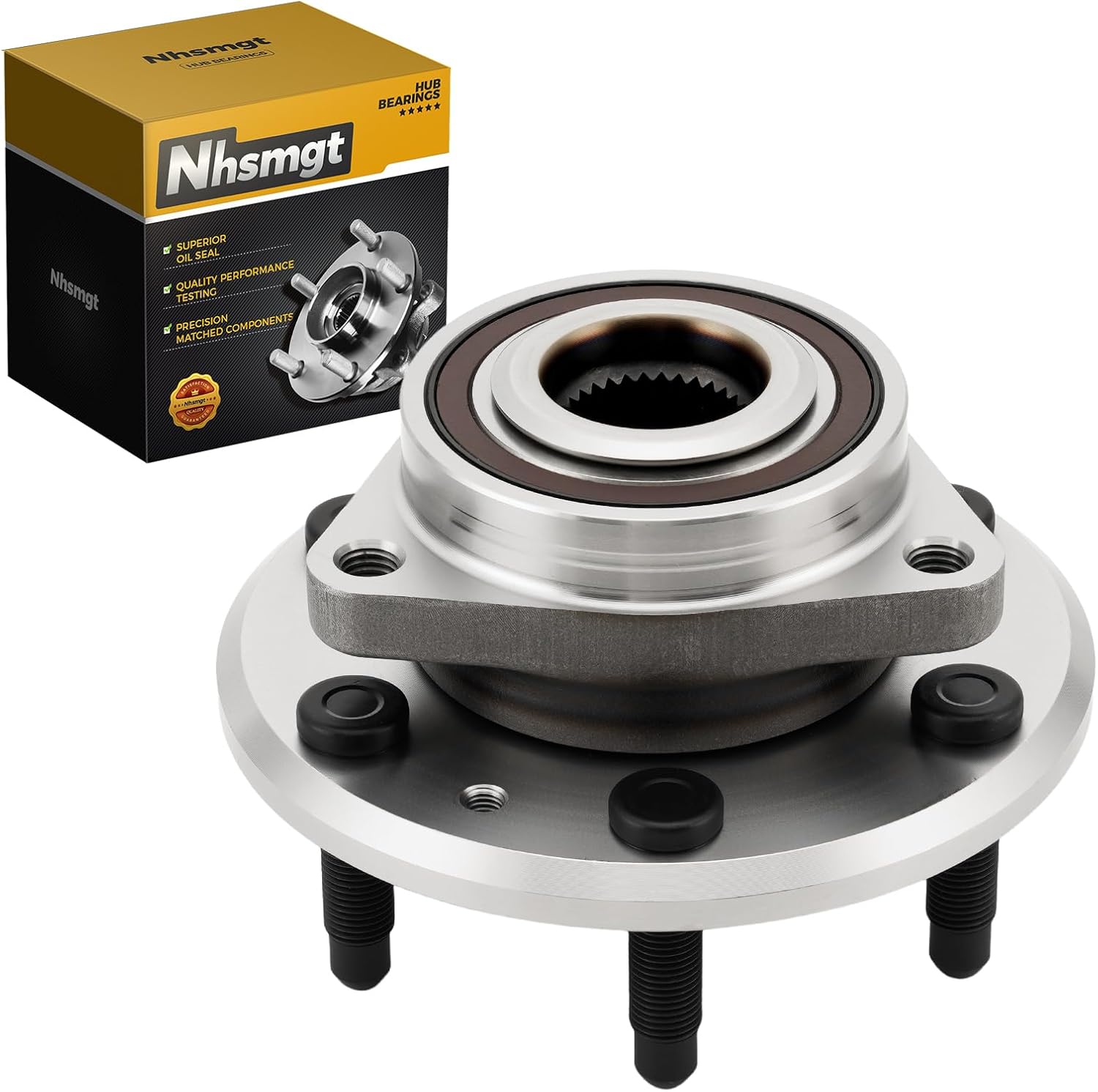 513277 Front or Rear Wheel Bearing Hub Assembly Fit for Buick Enclave 2008-2017, for Chevy Traverse 2009-2017, for Saturn Outlook 2007-2010, for GMC Acadia 2007-2016, Acadia Limited 2017,6 Lug