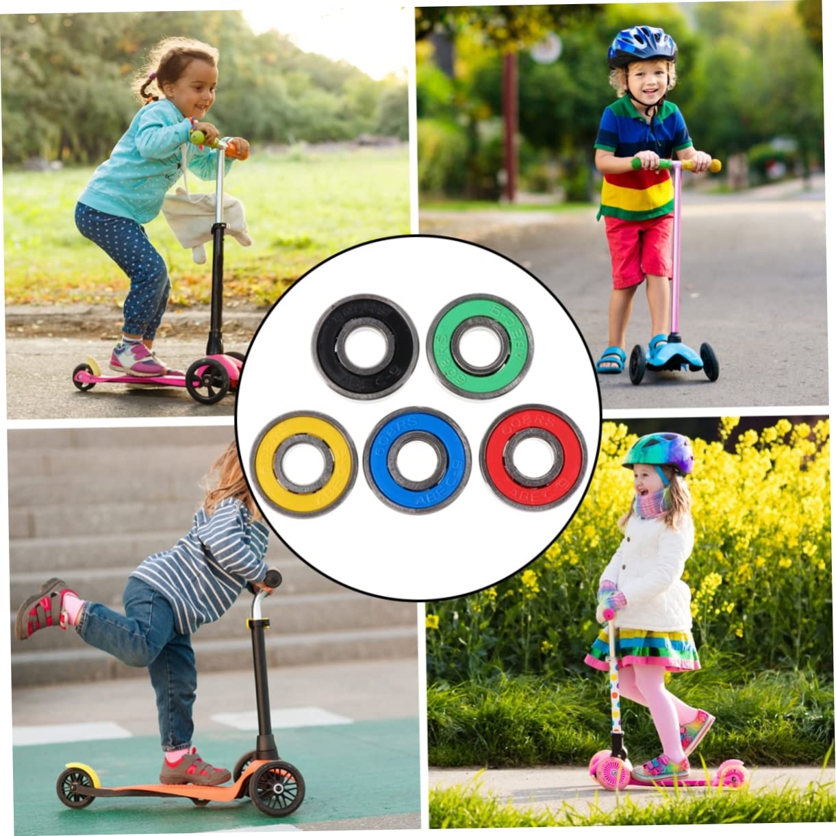 Roulement de Skateboard 608rs en Acier au Carbone, Lot de 50 Pièces