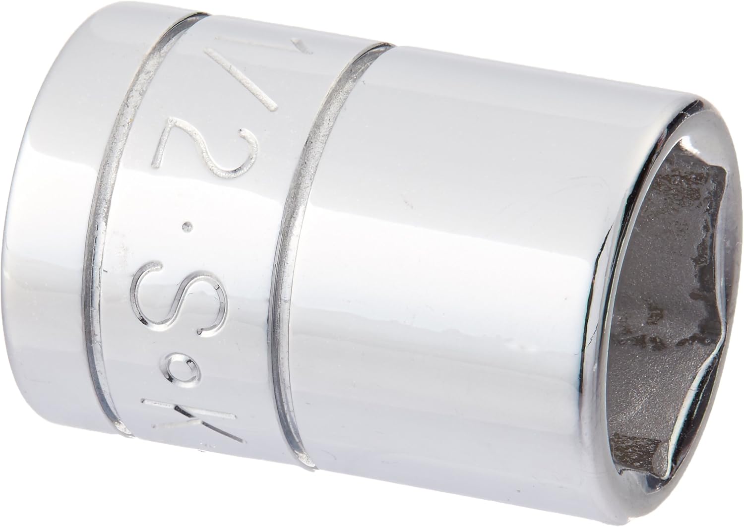 SK Tools USA 3/8-inch Drive - 1/2-inch - Standard 6-Point Chrome Socket - 45116