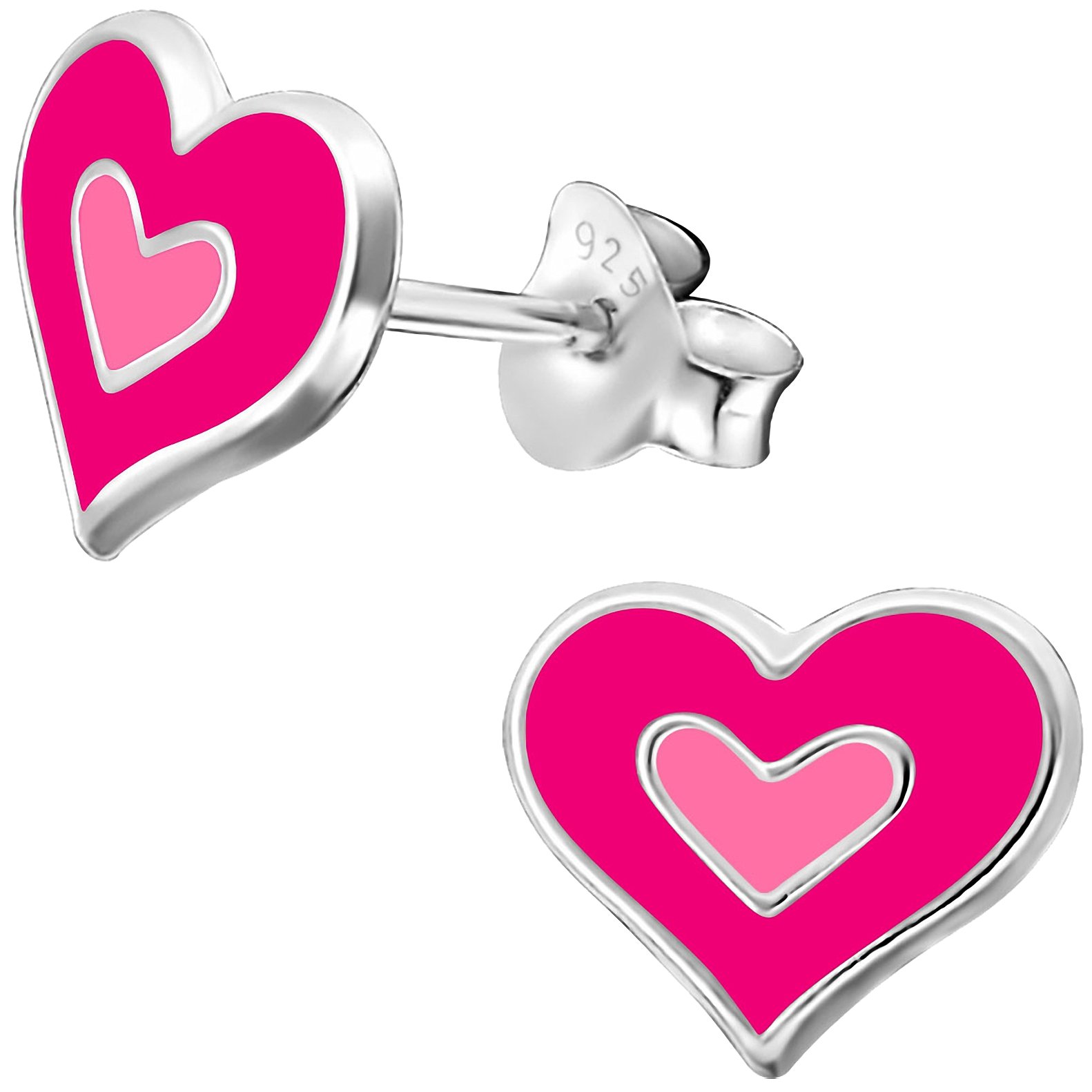 Orecchini A Cuore In Argento Per Donna | Gioielli Eleganti Per Ragazze E Donne | Regalo Romantico - Foto 7