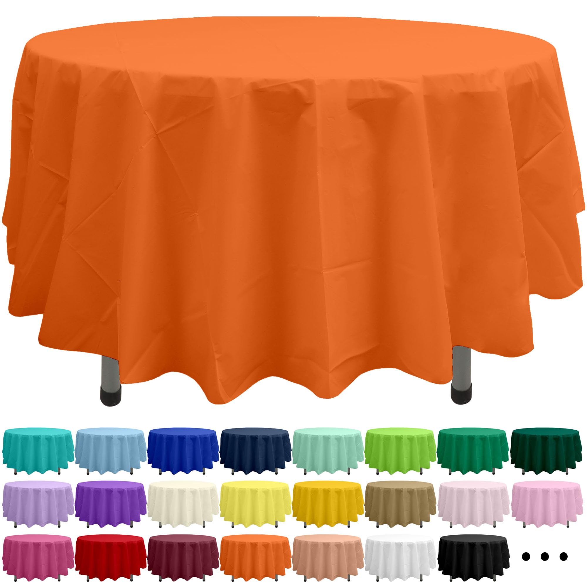 Party Ulyja Blush Pink 2 Pack Plastic Tablecloth Rectangle 54 x 108 Inches Disposable Pale Pastel Pink Reusable Table Covers for Dining, Birthday, Wedding, Picnic, Event and Outdoor Use — view 38