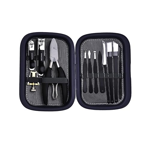 Miniatura 2 de Kit de cortaúñas encarnadas para el cuidado de las uñas de los pies, herramientas de pedicura, acero inoxidable, 12 piezas, juego de manicura, caja