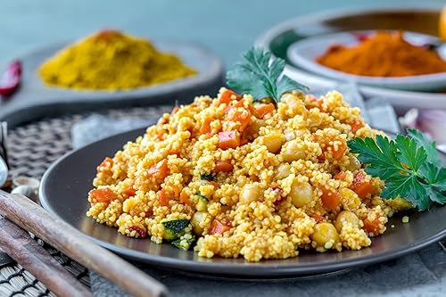 Miniatura 5 de Cuscús de trigo integral orgánico, 5 libras, sin OMG, Kosher, crudo, vegano, a granel