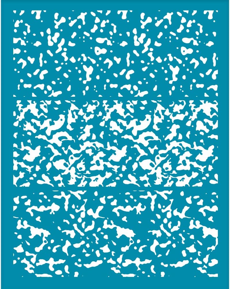 OLYCRAFT 10x12.7cm Silk Screen For Polymer Clay Stripe Pattern Silk Screen Printing Stencils Reusable Loop Lines Clay Stencil Non Adhesive Transfer Stencil For Polymer Clay Earring Jewelry Making 176781