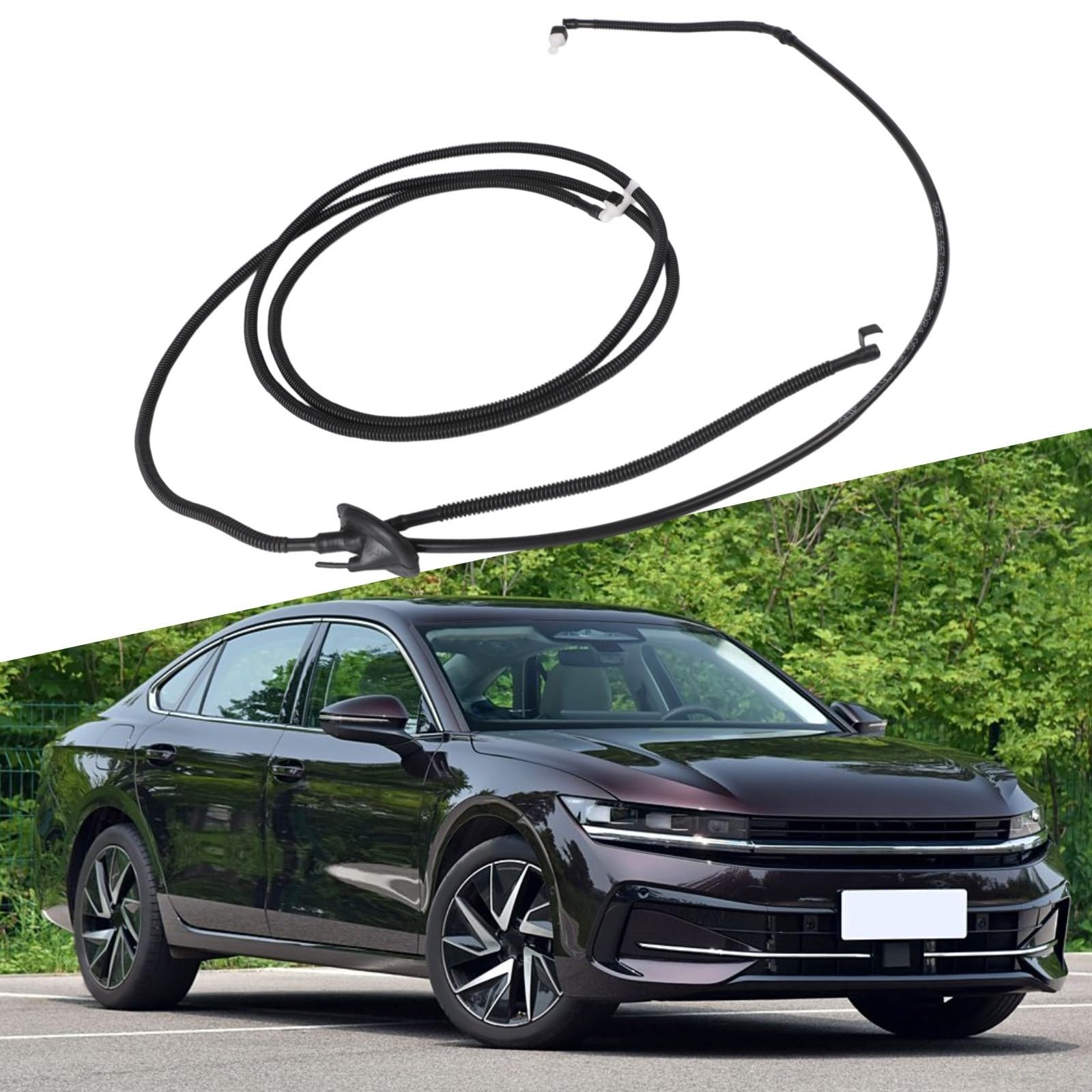 Dysza spryskiwacza przedniej szyby wąż rura wycieraczki zespół kompatybilny z Golf dla Passat dla Jetta dla Touran 1999-2014 1J0955751D