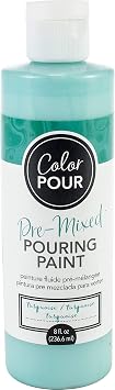 الكراف الأمريكي لون الطلاء 8OZ TURQUOISE